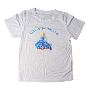 Girls Tee -- Little Princess - Cinderella Graphic T Shirt